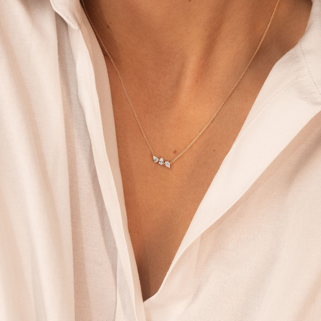 Collier  Audacieux 3 poires