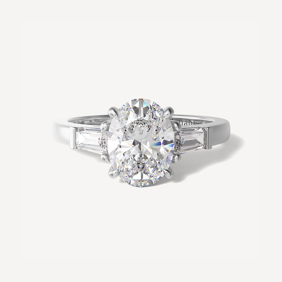Captivantetaille Ovale - 0.50 Ct
