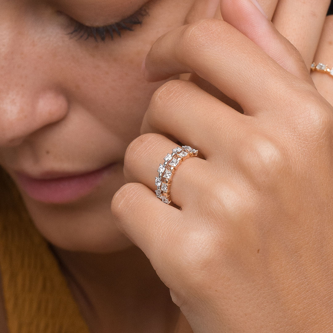 Alliance en diamants  Craquantes