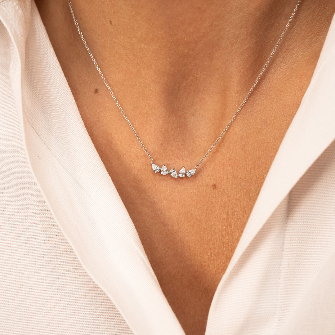 Collier  Audacieux 5 poires