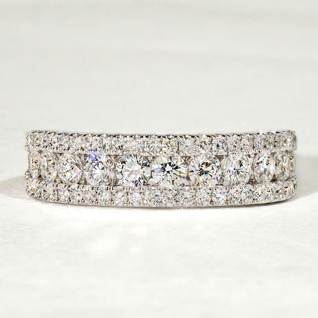 Alliance en diamants  Scintillante